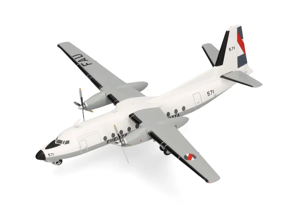 [HER 573368] Herpa : Uruguayan Air Force Fairchild FH-227D (LCD) - 571  [1/200]