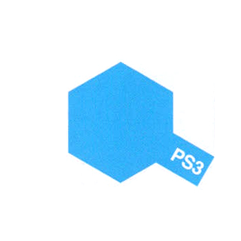 Tamiya : PS3 - Bleu Clair │ Spray pour Lexan