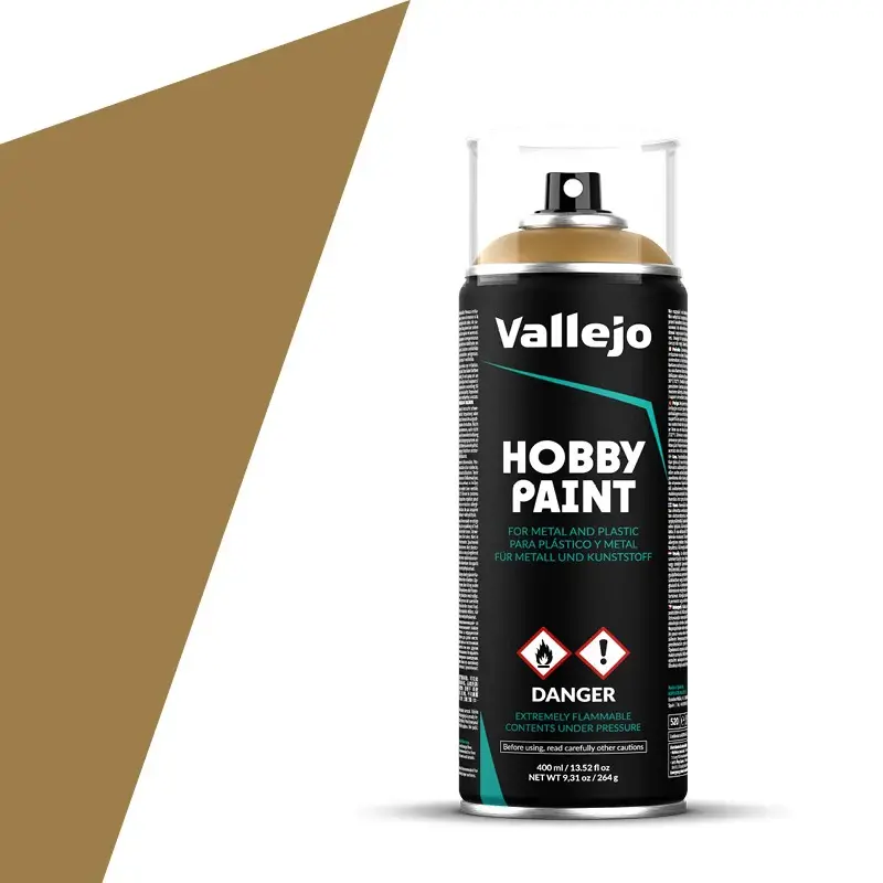 [VAL 28015] Vallejo : Spray Acrylique "Desert Yellow" (400ml)