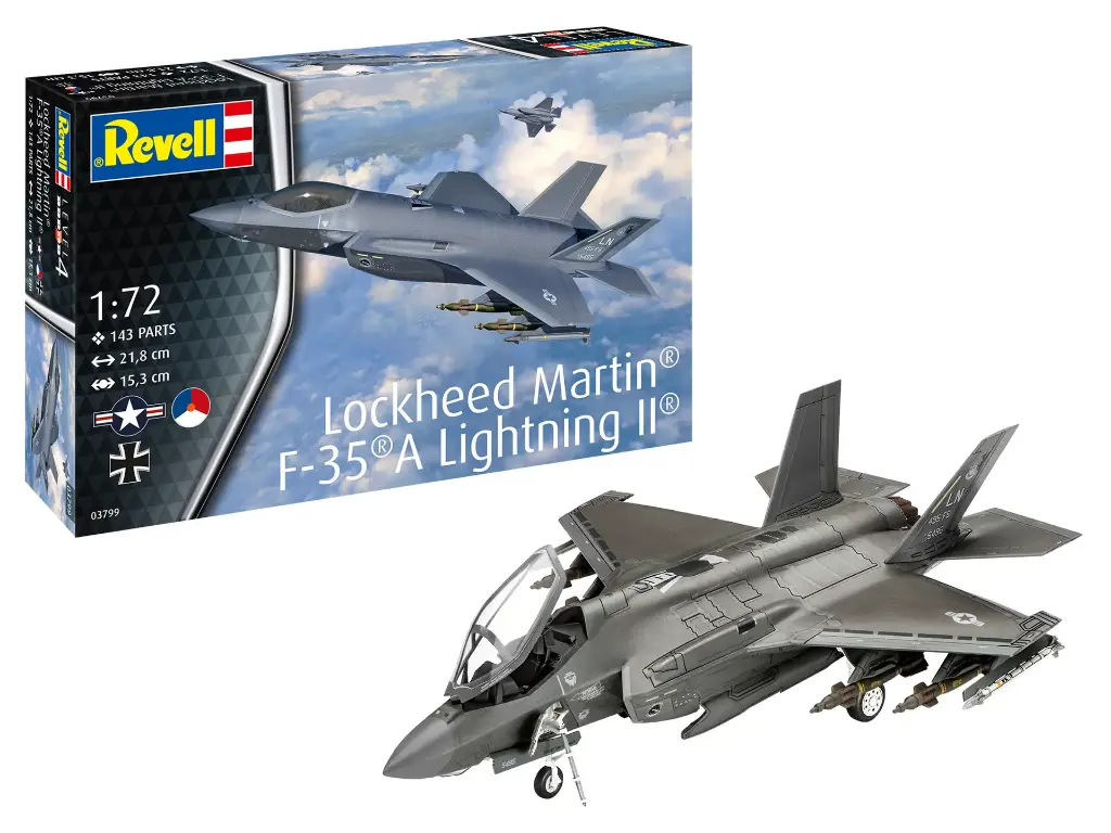 [REV 03799] Revell : F-35A Lightning II Lockheed Martin