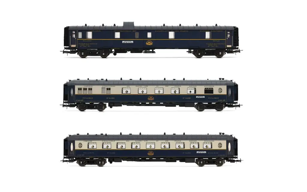 Rivarossi : Edelweiss Pullman Express set 2/2 (VPC Fleche d'Or + VP Étoile du Nord) Epoque II - CIWL 