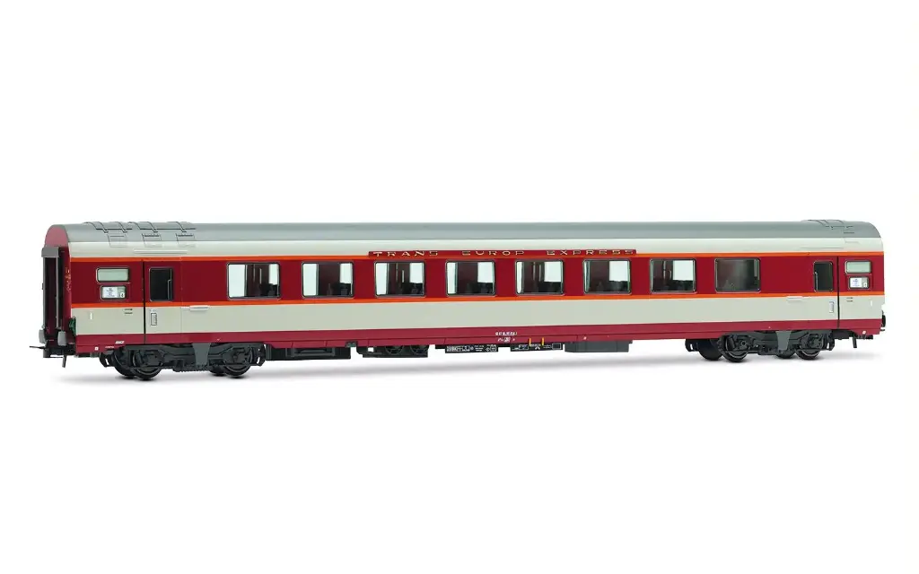 Jouef : Voiture supplémentaire Grand Confort A8tu pour TEE « Le Kléber » livrée « Grand Confort » grise │ SNCF - Époque IV