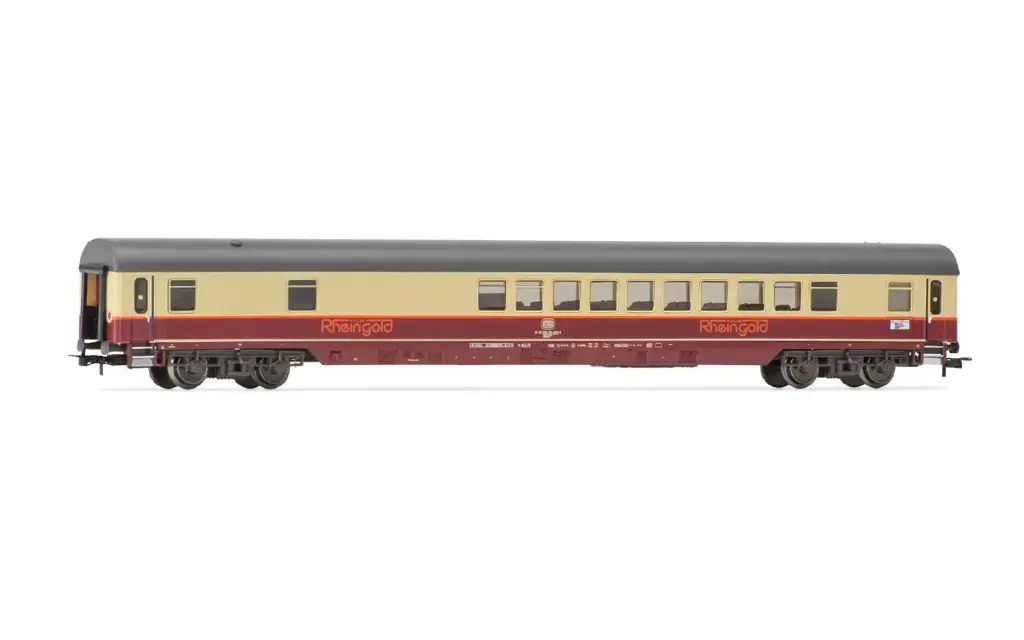 Rivarossi : Transporteur de voitures DDm 916 livrée verte │ Époque VI - DB 