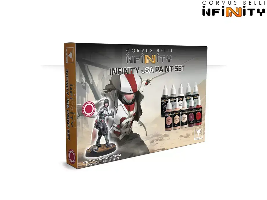 Army Painter : Infinity JSA Paint Set et Keisotsu Paramedic Exclusive