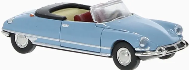 Brekina : Citroen DS Cabrio Bleu 1960