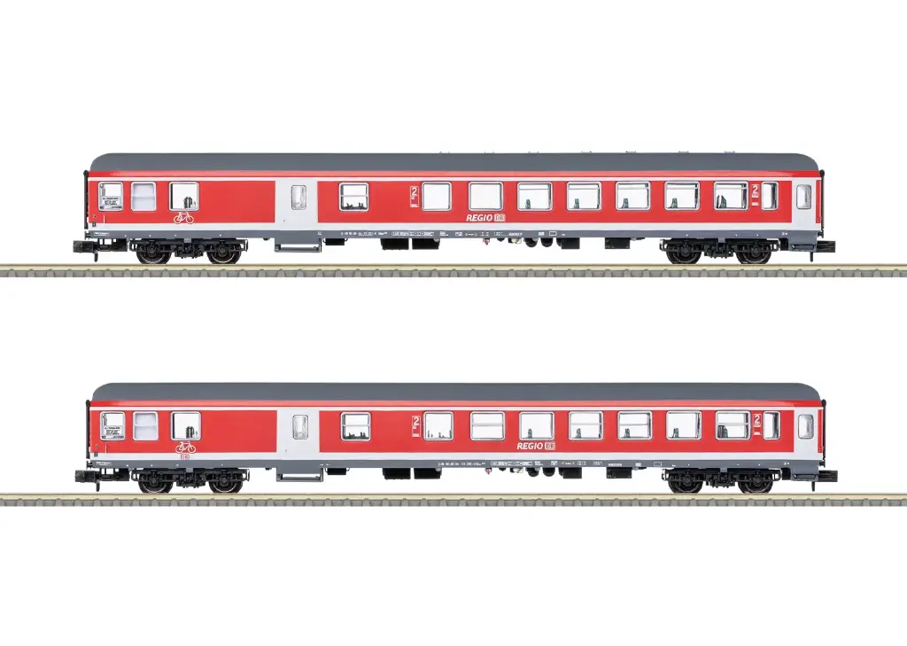 Minitrix : Set de voiture passager "RE 7 Freizeitexpress Murgtäler" - DB │ Continu