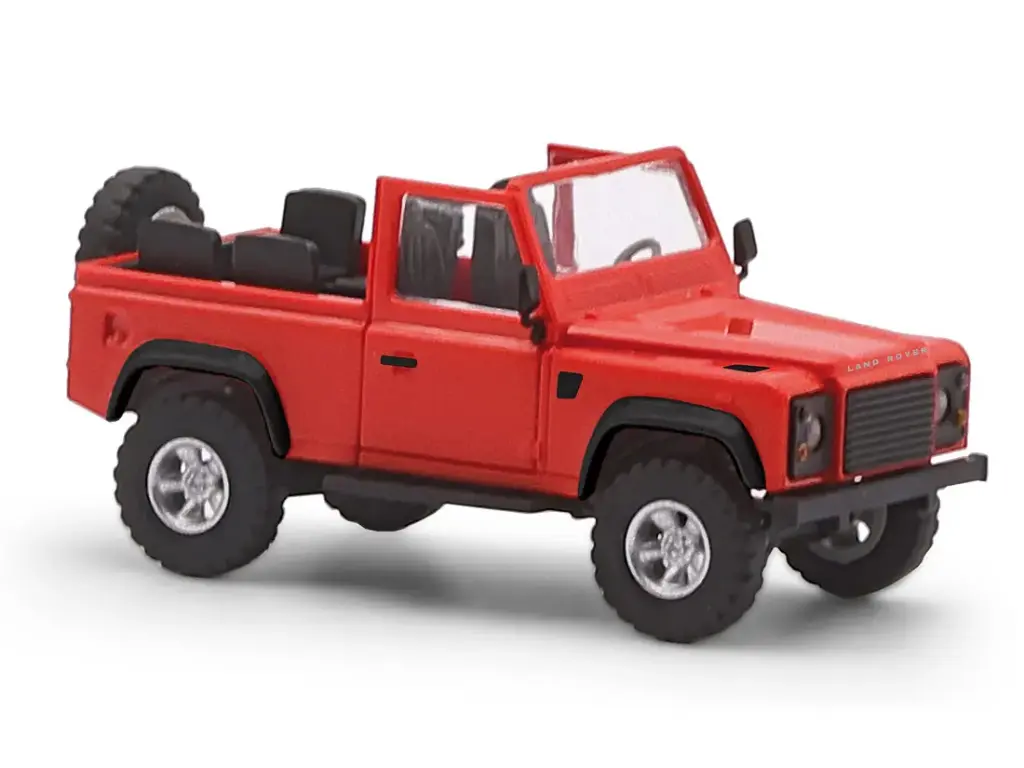 Busch : Land Rover Defender '90 Rouge