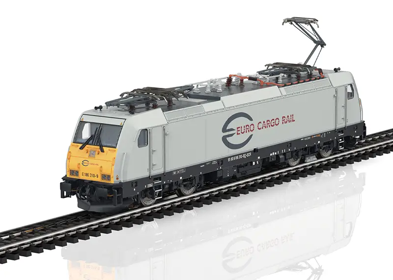 Märklin : Locomotive Électrique (#BR 186 310-9) Privé Euro Cargo Rail (ECR) │ AC Digital Sons Époque VI HO - 1/87 (Réf : 38804)