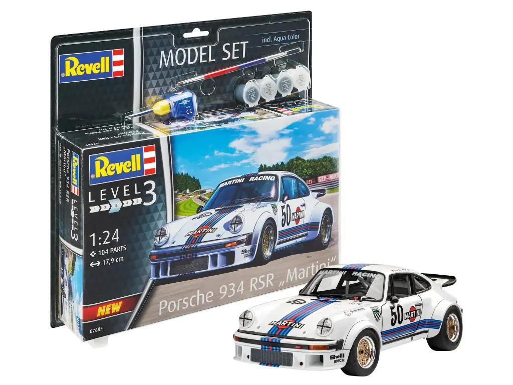 [REV 67685] Revell : Porsche 934 RSR Martini │Kit de Peinture