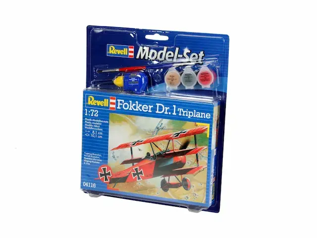 Revell : Fokker DR.1 Triplane │ Avec Kit de Peinture