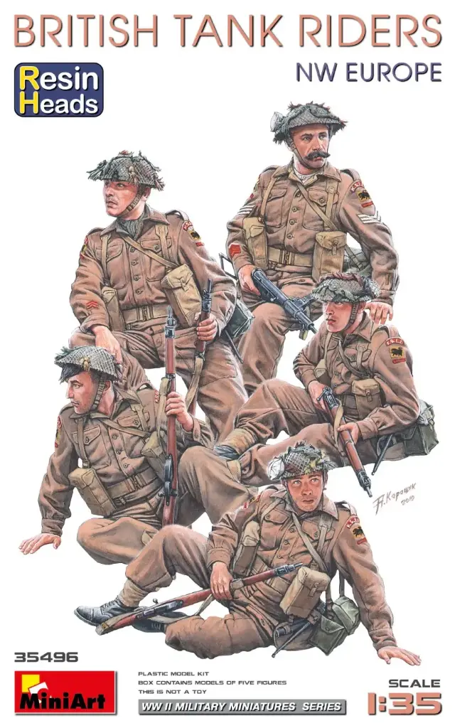 MiniArt : British Tank Riders NW Europe