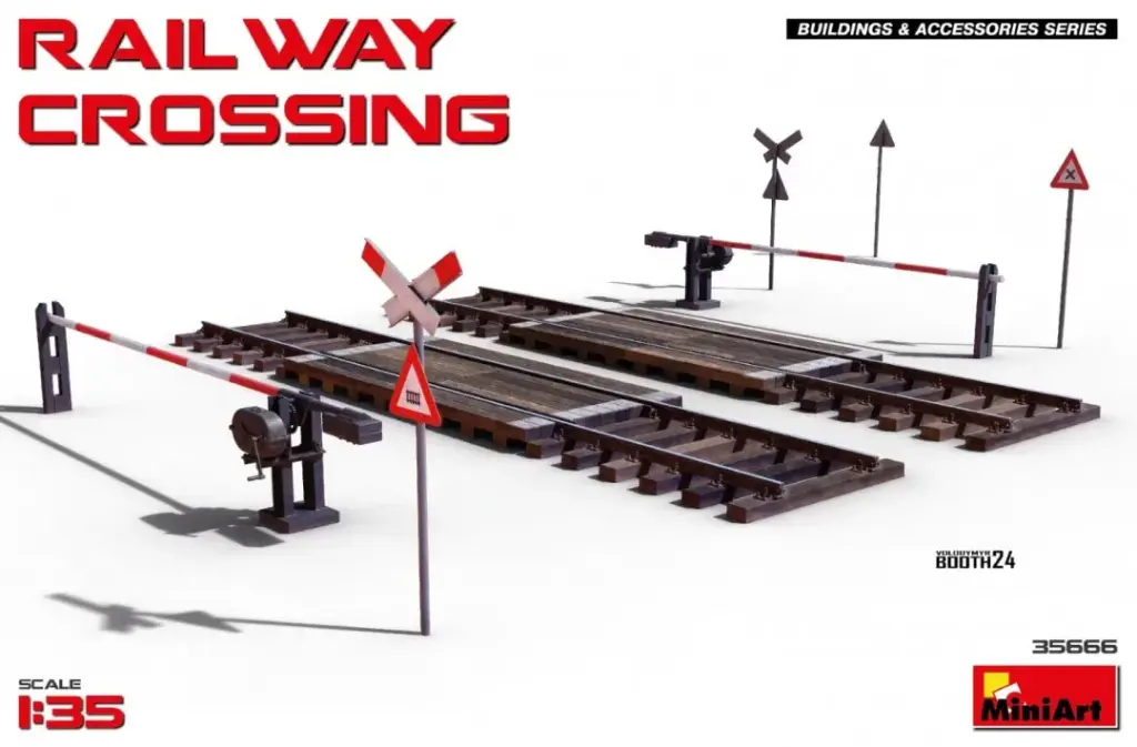 [MNT 35666] MiniArt : Railway Crossing 