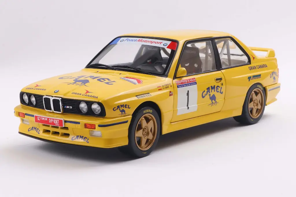 Solido : BMW E30 M3 Gr.A Rally Principe Asturias – 1992 │ No.1 J.M.Ponce / J.C.Deniz [1/18]