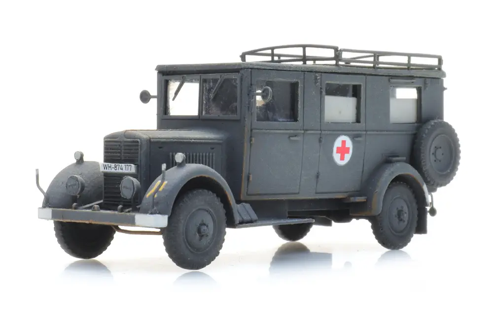 [ATE 6870587] Artitec : Phanomen type Granit 25h Panzer Grey Ambulance