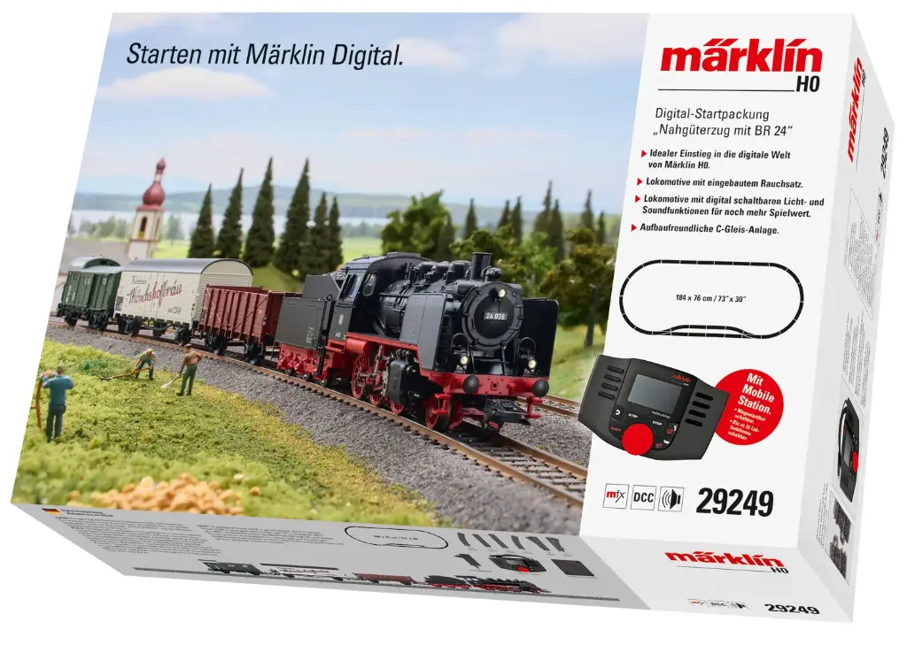Marklin : Coffret de Départ numérique "Train Marchandise de Proximité avec BR 24"