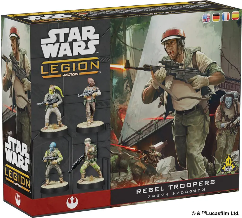 [AMG SWQ15ML] Alliance Rebelle : Rebel Troopers (Resculpt) [Multi-Langue] │ Star Wars LEGION
