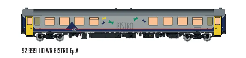 Lsmodels : Voiture I10 WR Bistro SNCB-NMBS