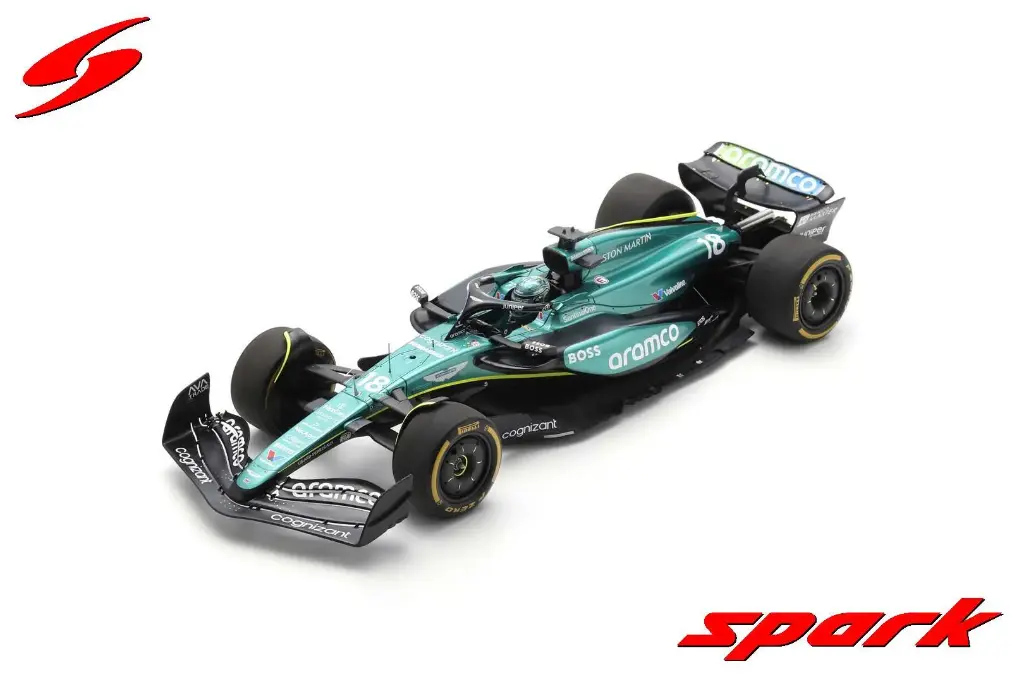 [SPK 18S993] Spark : Aston Martin Aramco F1 Team AMR24 No.18 Saudi Arabian GP 2024 Lance Stroll [1/18]