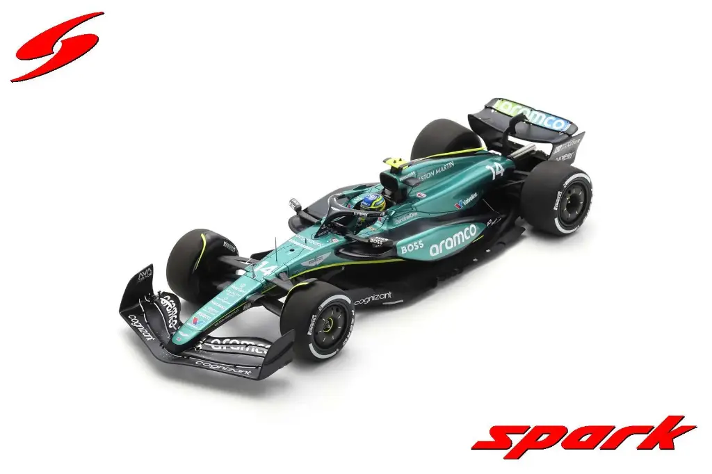 Spark : Aston Martin Aramco F1 Team AMR24 │ No.14 Saudi Arabian GP 2024 Fernando Alonso [1/18]