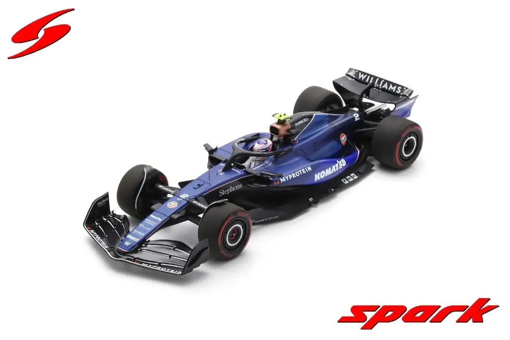 Spark : Williams Racing FW46 │ No.2 Bahrain GP 2024 Logan Sargeant [1/18]
