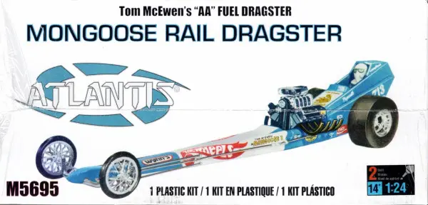 [ATLA M5695] Atlantis : Mongoose rail Dragster "Tom McEwen's AA Fuel Dragster