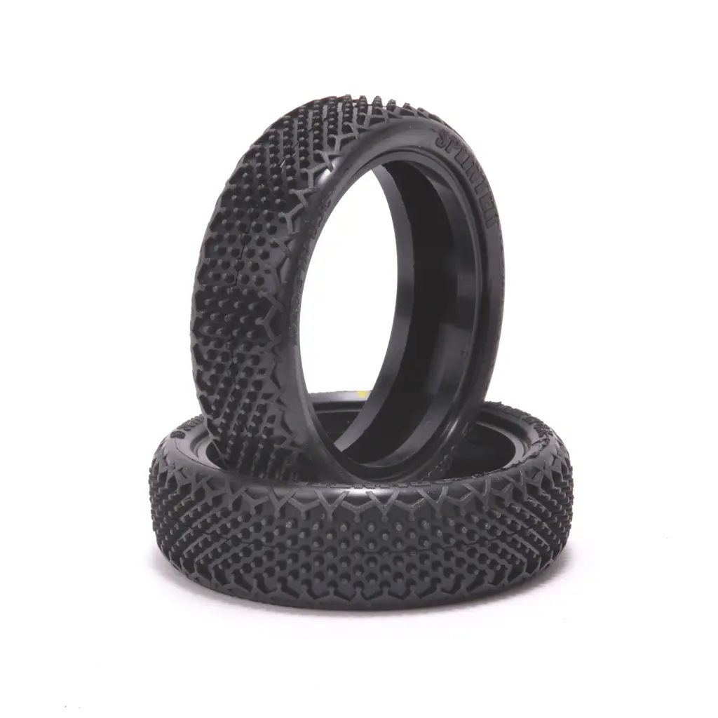 [SCR U6902] Schumacher : Pneus splinter 1/10 2wd Front Yellow