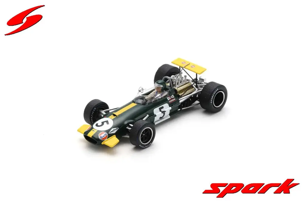 Spark : Brabham BT26 │ No.5 3rd German GP 1968 Jochen Rindt [1/43]