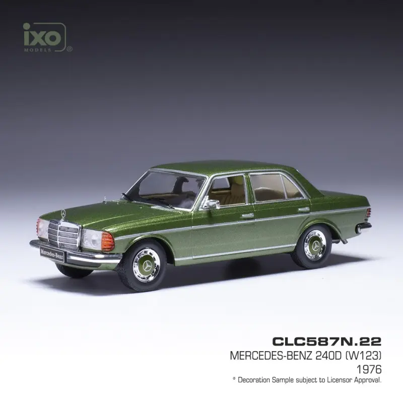 Ixo models : Mercedes 240D W123 │ 1976 - Vert [1/43]