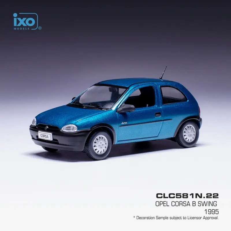 Ixo Models : Opel Corsa B Swing │ 1995 - Bleu  [1/43]