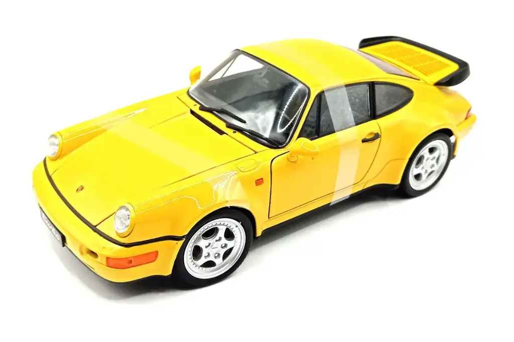Welly : Porsche 911 Turbo │ Jaune  [1/18]