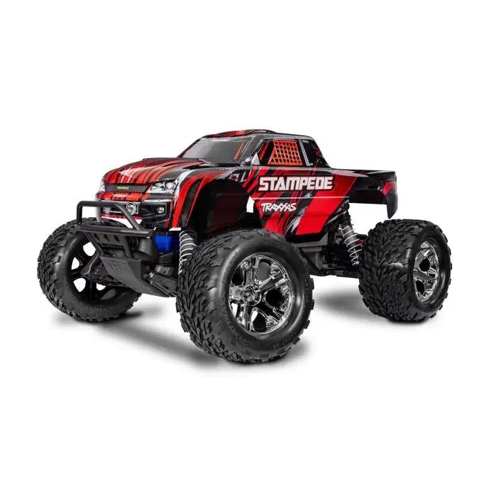 [TAX 36254-8-RED] Traxxas : Stampede 2WD Brushed HD │ Rouge