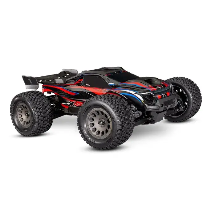 [TAX 108076-1-RED] Traxxas : Mini XRT VXL • Rood [TRX108076-1-RED]