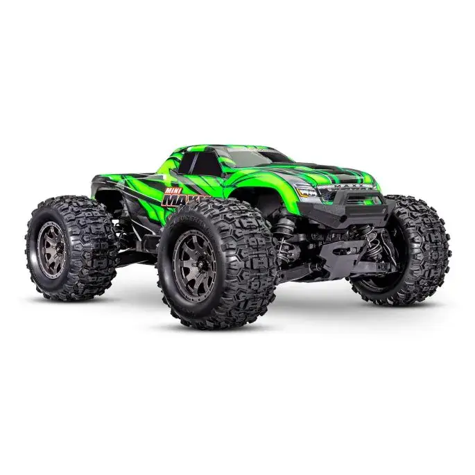 [TRX107154-1GRN] Traxxas : Mini Maxx BL-2s (Vert) [TRX107154-1-GRN]