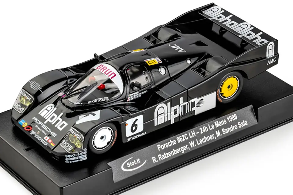 Slot.it : Porsche 962C LH Alpha n°6 24h Le Mans 1989 Ratzenberger -Lechner- Sandro Sama