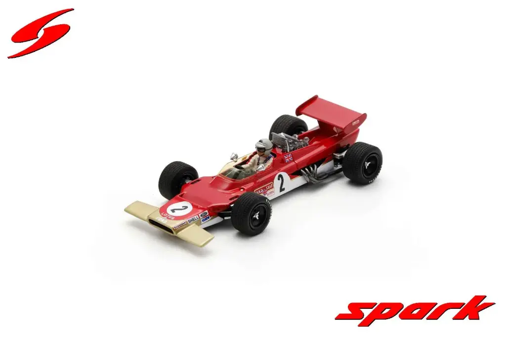 Spark model : Lotus 63 No.2 2nd Gold Cup 1969 Jochen Rindt