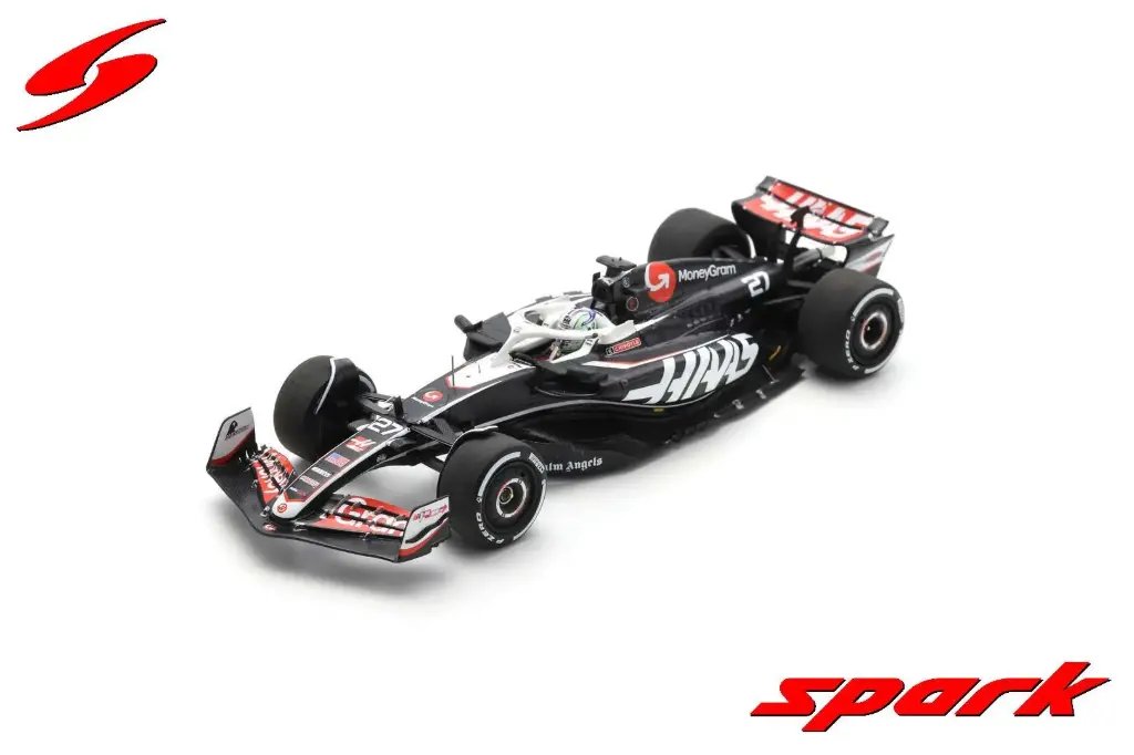 Spark model : MoneyGram Haas F1 Team VF-24 No.27 9th Australian GP 2024 Nico Hulkenberg