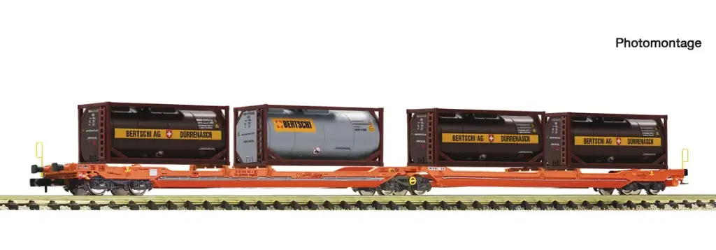 Fleischmann : Wagon porte conteneurs T3000e, Wascosa