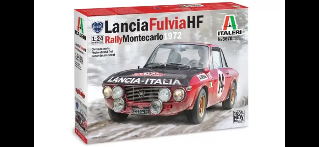 Italeri : Lancia Fulvia HF • Rally Montecarlo 1972