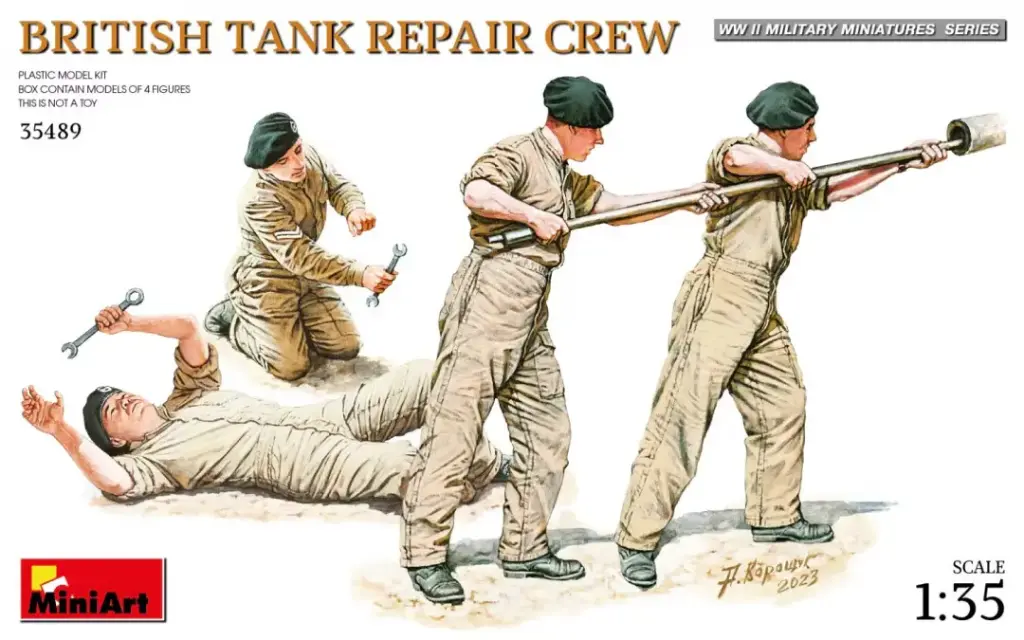 [MNT 35489] MiniArt : British Tank Repair Crew 