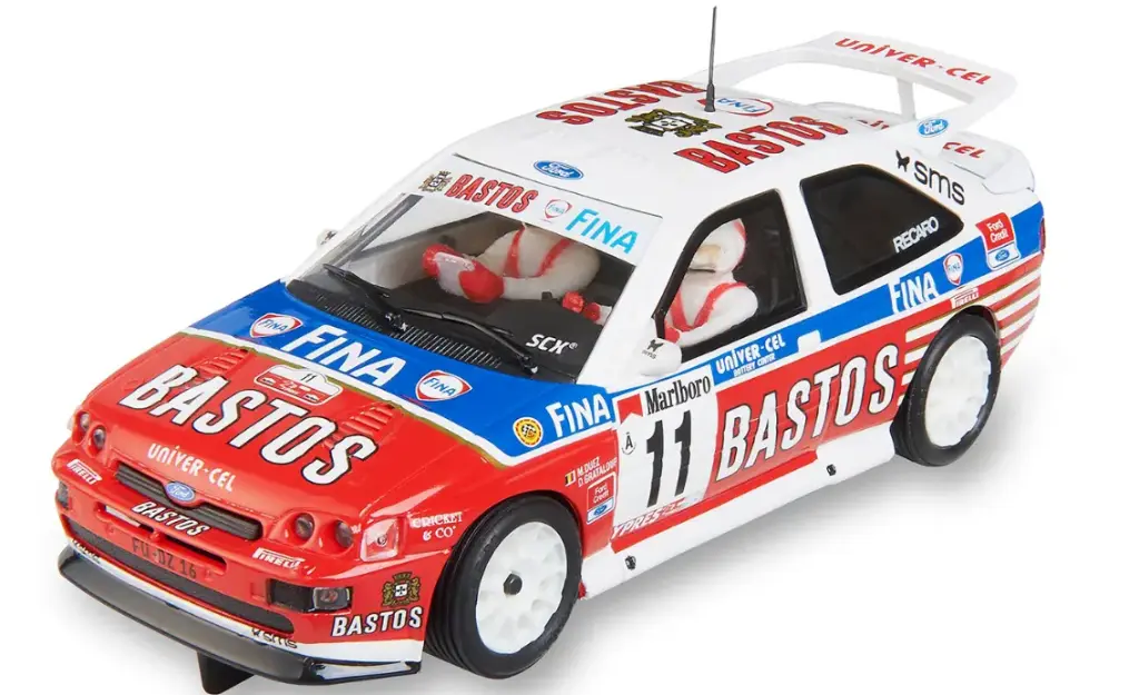 SCX : Ford Escort Cosworth Fina-Bastos / n°11 Rally D'Ypres 1995 Duez