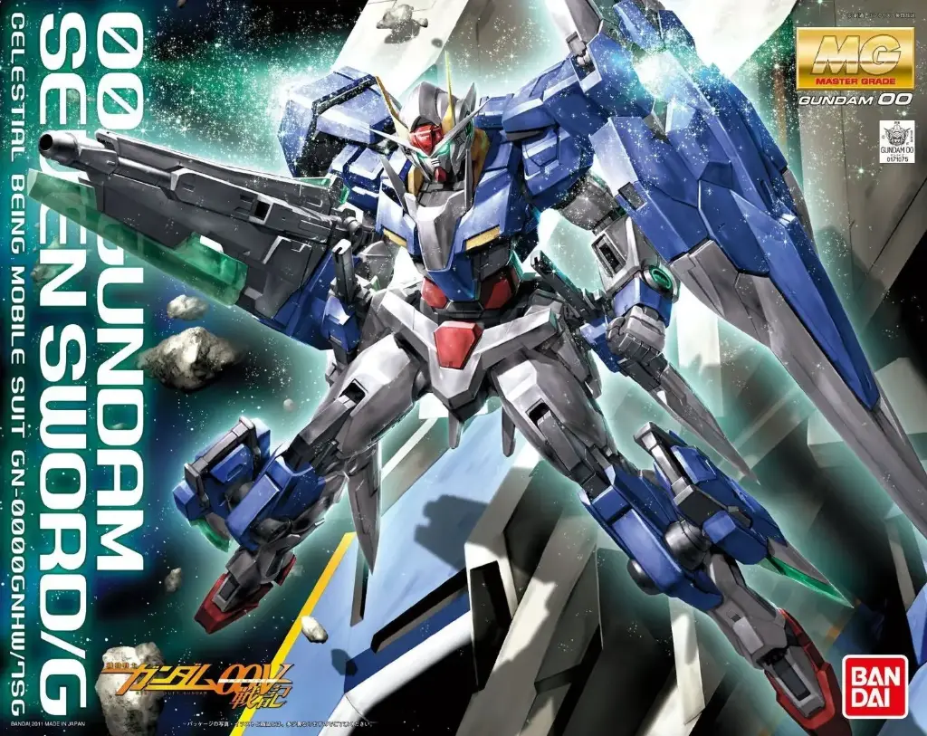 [BAI 5063083] Bandai : 00 Gundam Seven Sword/G • Celestial Being Mobile Suit GN-0000GNHW/7SG [MG][1/100]