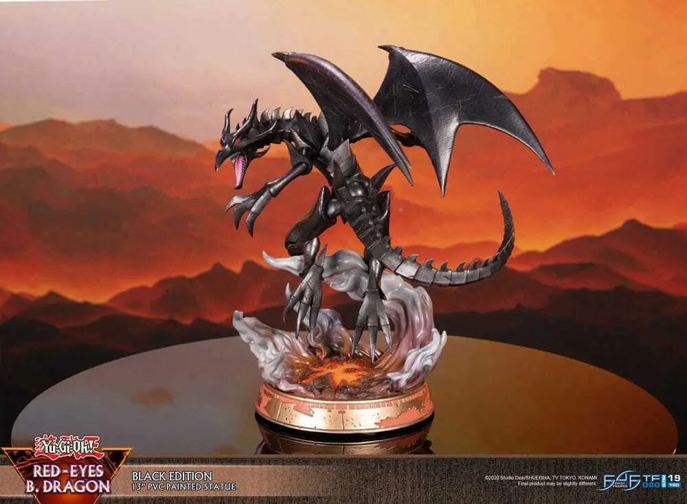 [F4F 625392] First4Figures : YU-GI-OH! Red-Eyes Black Dragon • Black Edition