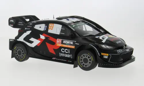 Ixo Models : Toyota GR Yaris Rally1 Hybrid │ No.69 Winner Safari Rally Kenya 2024