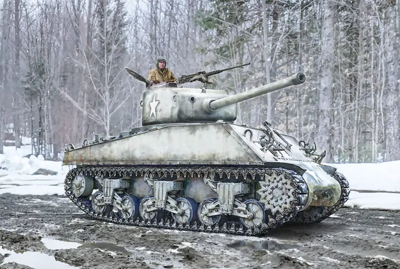 Italeri : M4A3 76mm Sherman Wet 