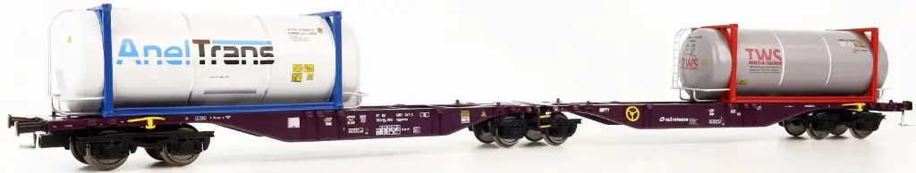 Mehano : Wagon SGGMRS90 Railrelease Anel TRans  + TWS Tank