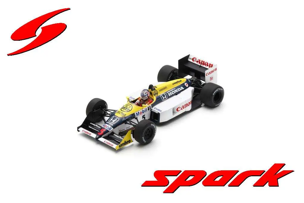 Spark model : Williams FW11B No.5 Winner British GP 1987 Nigel Mansell [1/18]