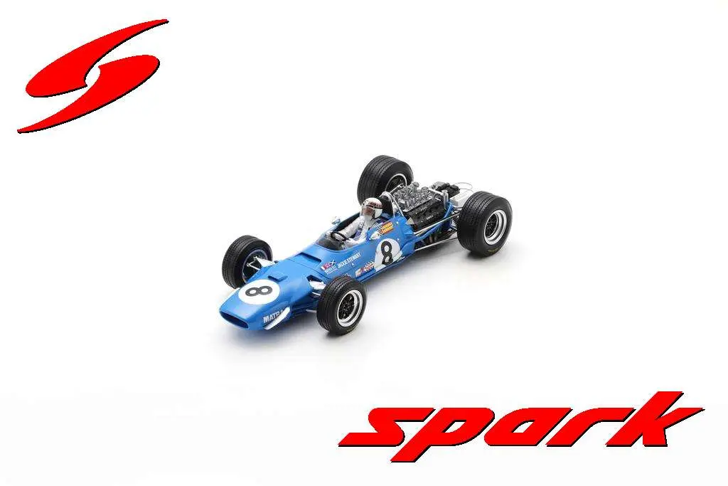Spark model : Matra MS10 No.8 Winner Dutch GP 1968 Jackie Stewart