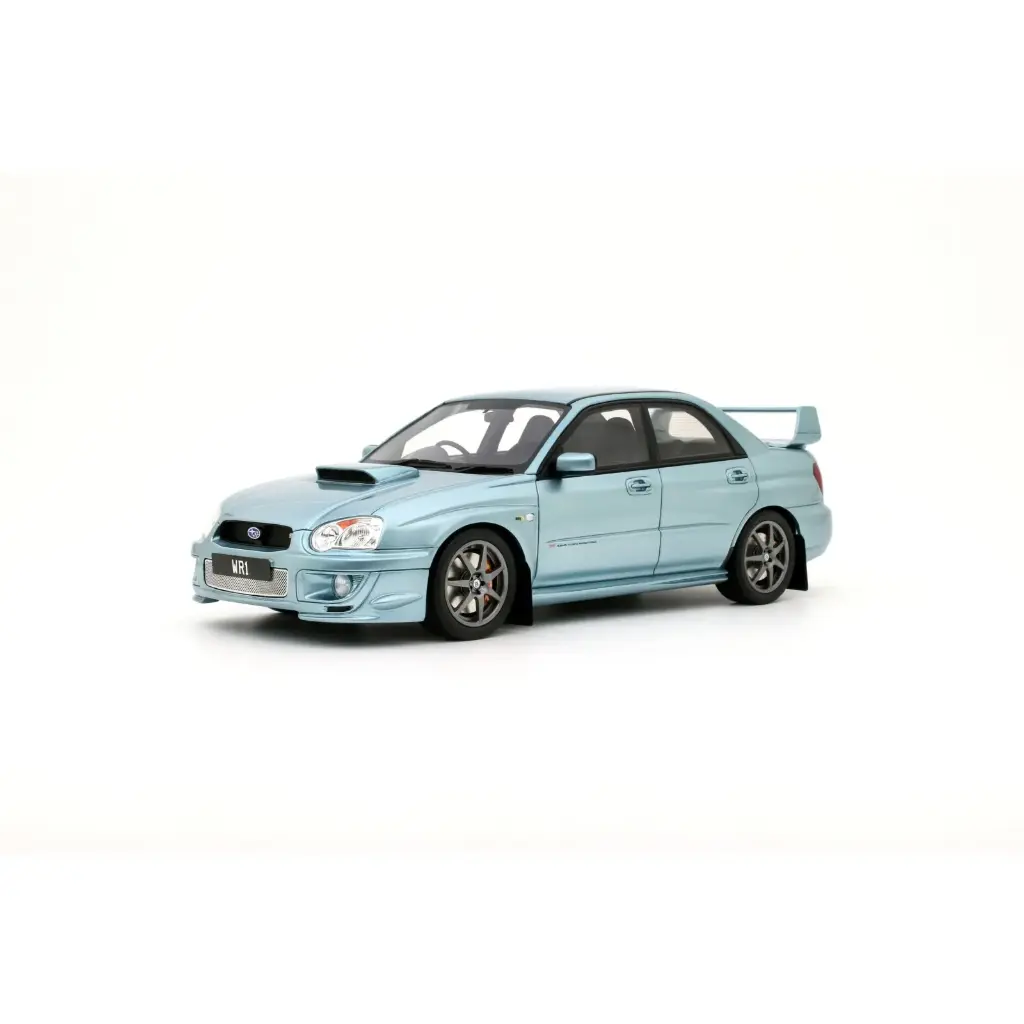 Ottomobile : Subaru Impreza WRX Sti WR1 P.Solberg Edition Ice Blue Metallic 2003  [1/18]