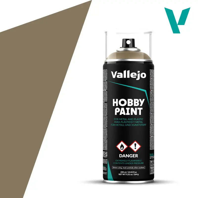Vallejo : Spray Acrylique "US Khaki" (400ml)