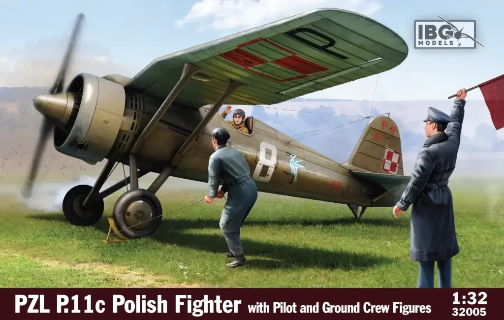 IBG : PZL P.11C avec Pilote et Crew 